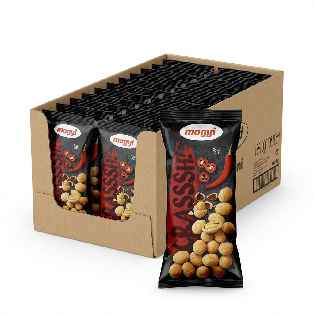 Snack, Chili, Erdnüsse, Nusskern, Chili-Nuss