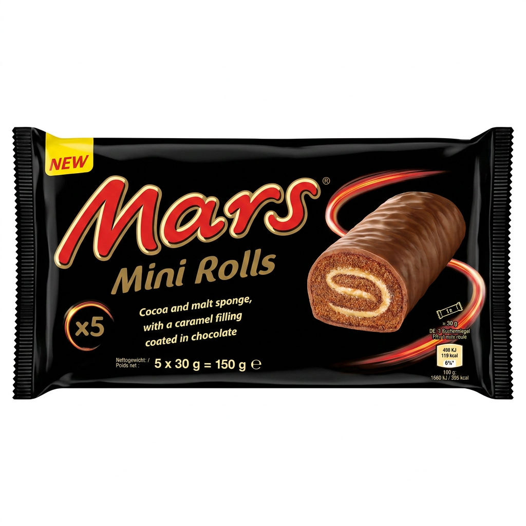 Mars Mini Rolls – 5x30g = 150g MHD 11.12.26
