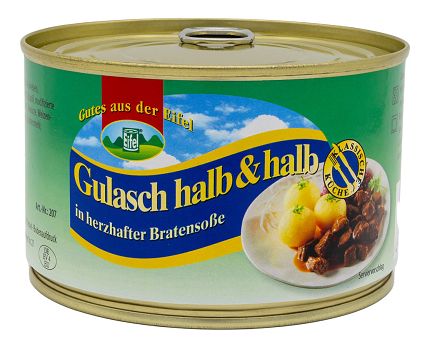 Gutes aus der Eifel Gulasch halb & halb 400g