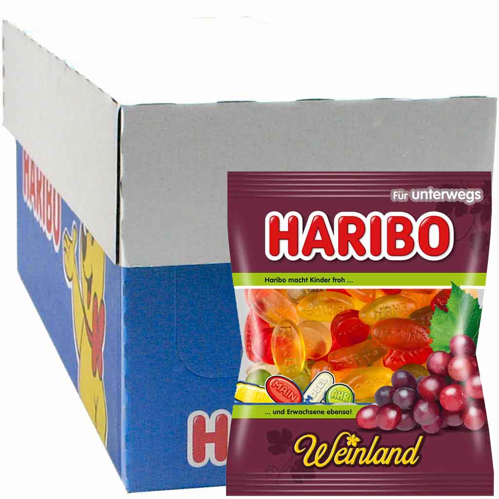 Haribo Weinland 30x100g=3kg MHD 30.03.27
