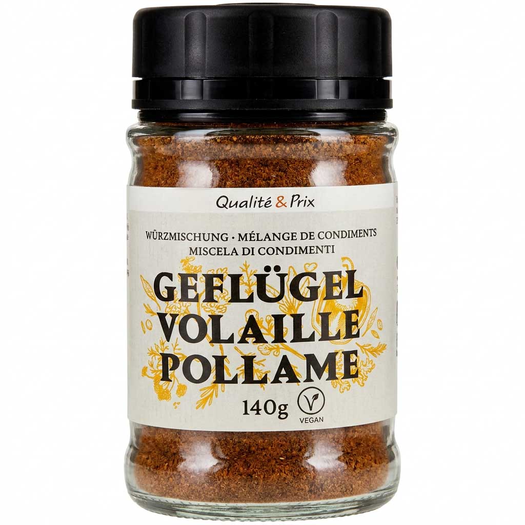 Gewürzmischung, Würzsalz, Pulver, Mélange de condiments, Vegan