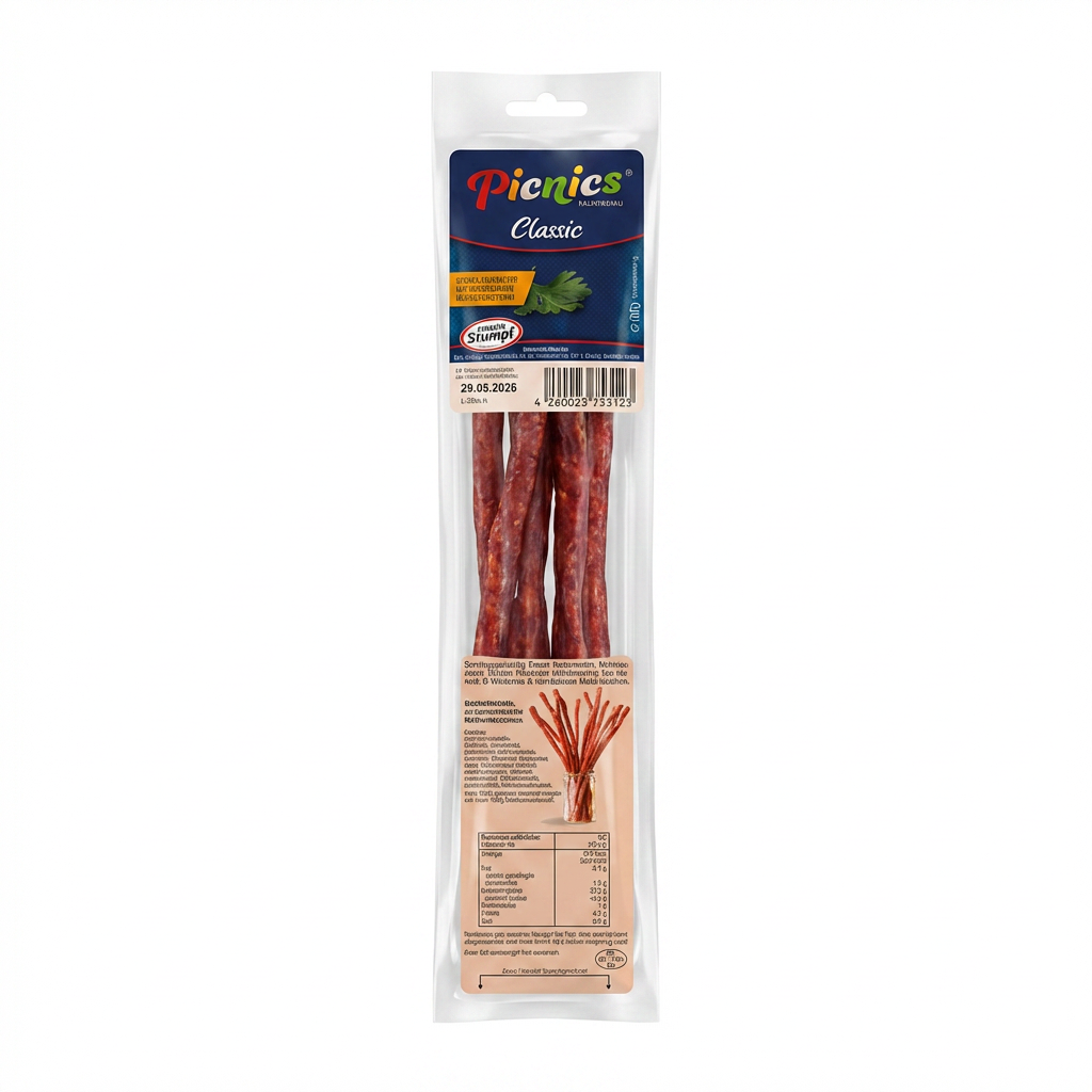 Wurst, Salami, Snack, Rohwurst, Produktverpackung