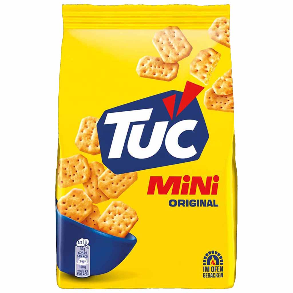 Knabbertabs, Knäckebrot, Snack, Original, Tuc Mini