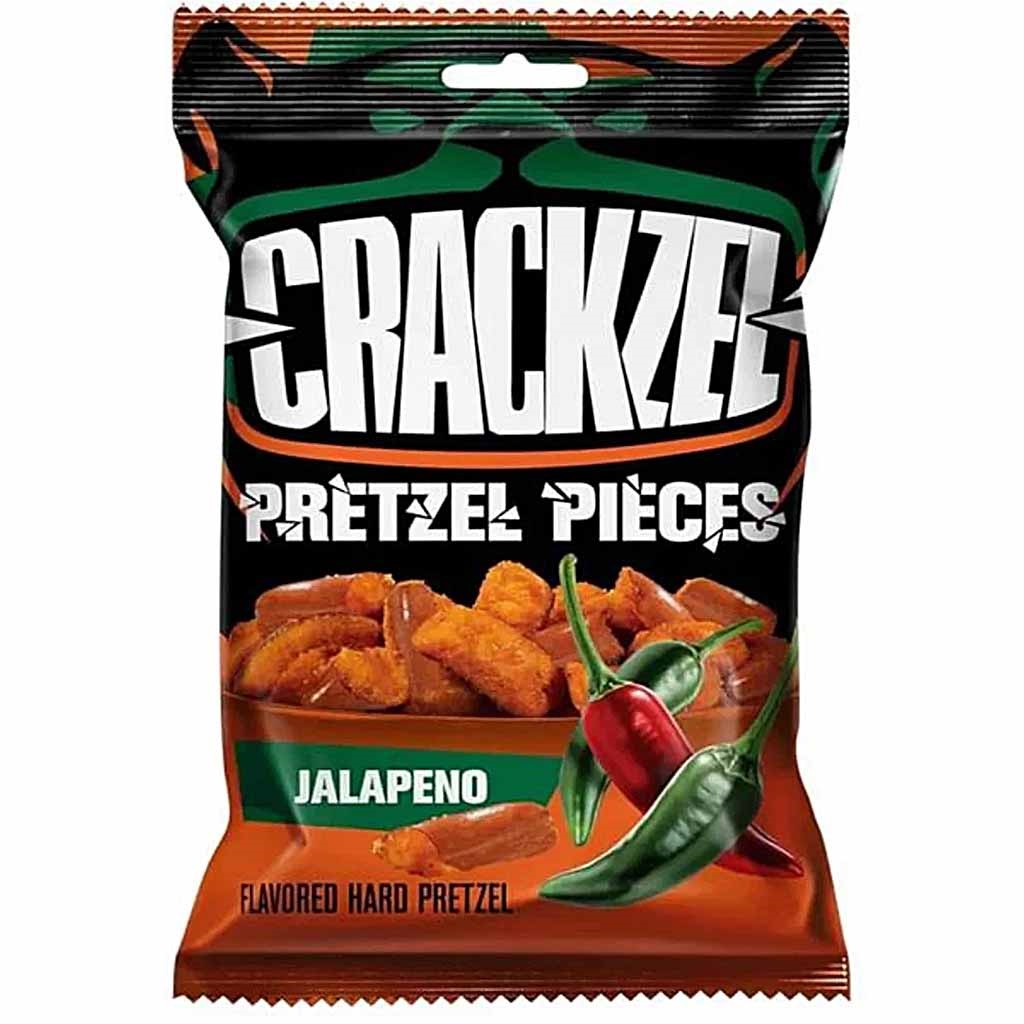 Crackzel Pretzel Pieces Bretzlstücke Jalapeno 85g MHD 28.02.27