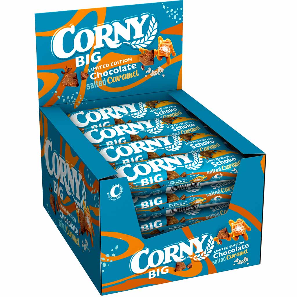 Corny Big Chocolate salted Caramel 24x40g=960g MHD 07.06.27