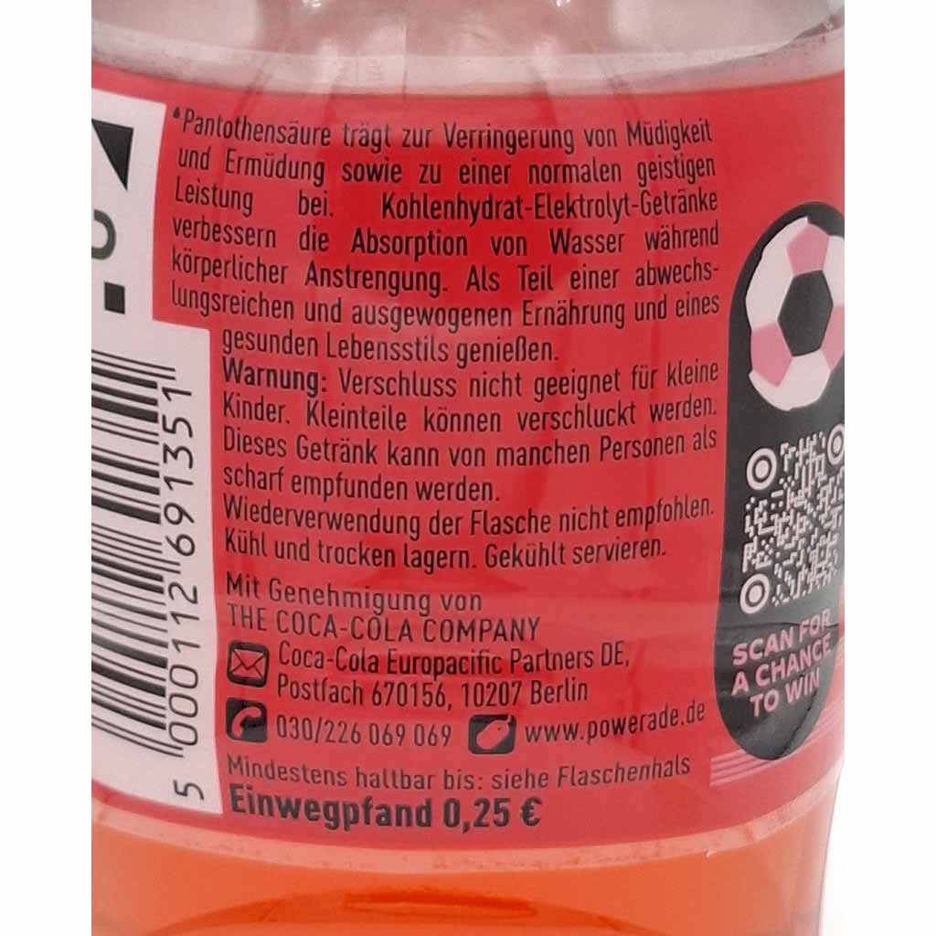 kohlensäurehaltiges Getränk, softdrink, flächenetikett, rote farbe, barcodesymbol