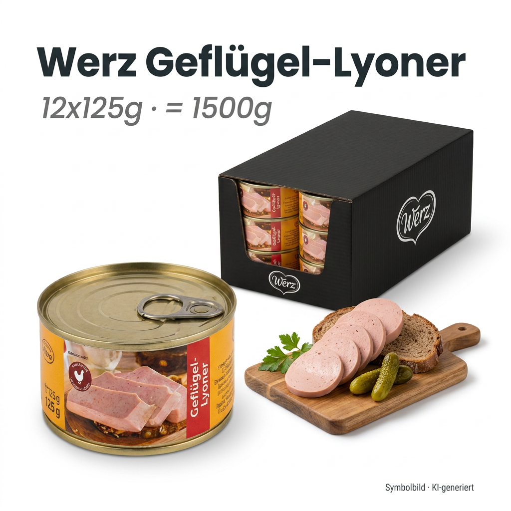Wurst, Hackfleisch, Snacks, Dosenware, Verschiedene Sorten