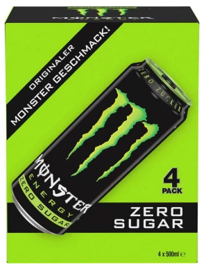 Monster Energy Zero Sugar 4x0,5l = 2L MHD 30.01.27