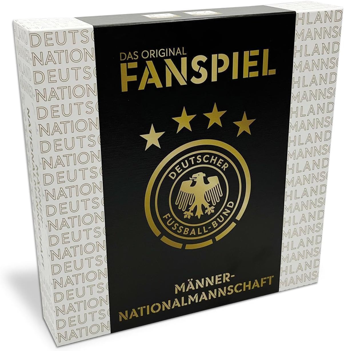 Box, Fan-Quiz, Deutsches Fußball, Nationalmannschaft, Logo Gold