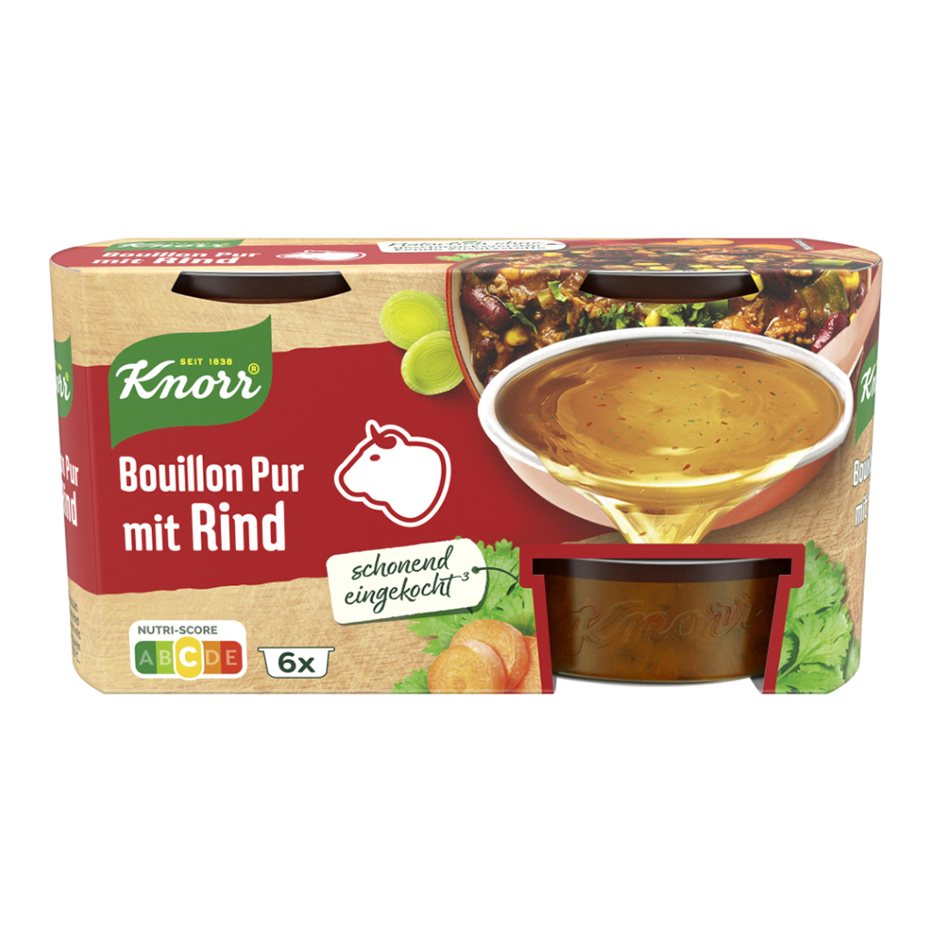 Rinderbouillon, Brühe, Rind, Suppenpaket, Knorr