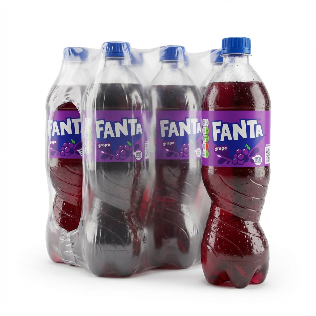 Fanta, Traubengeschmack, Limonadenflasche, Kohlensäurehaltig, Mehrfachpack