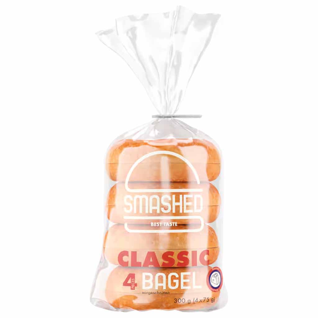 bagel, klassisch, orange, 4-pack, 300 g