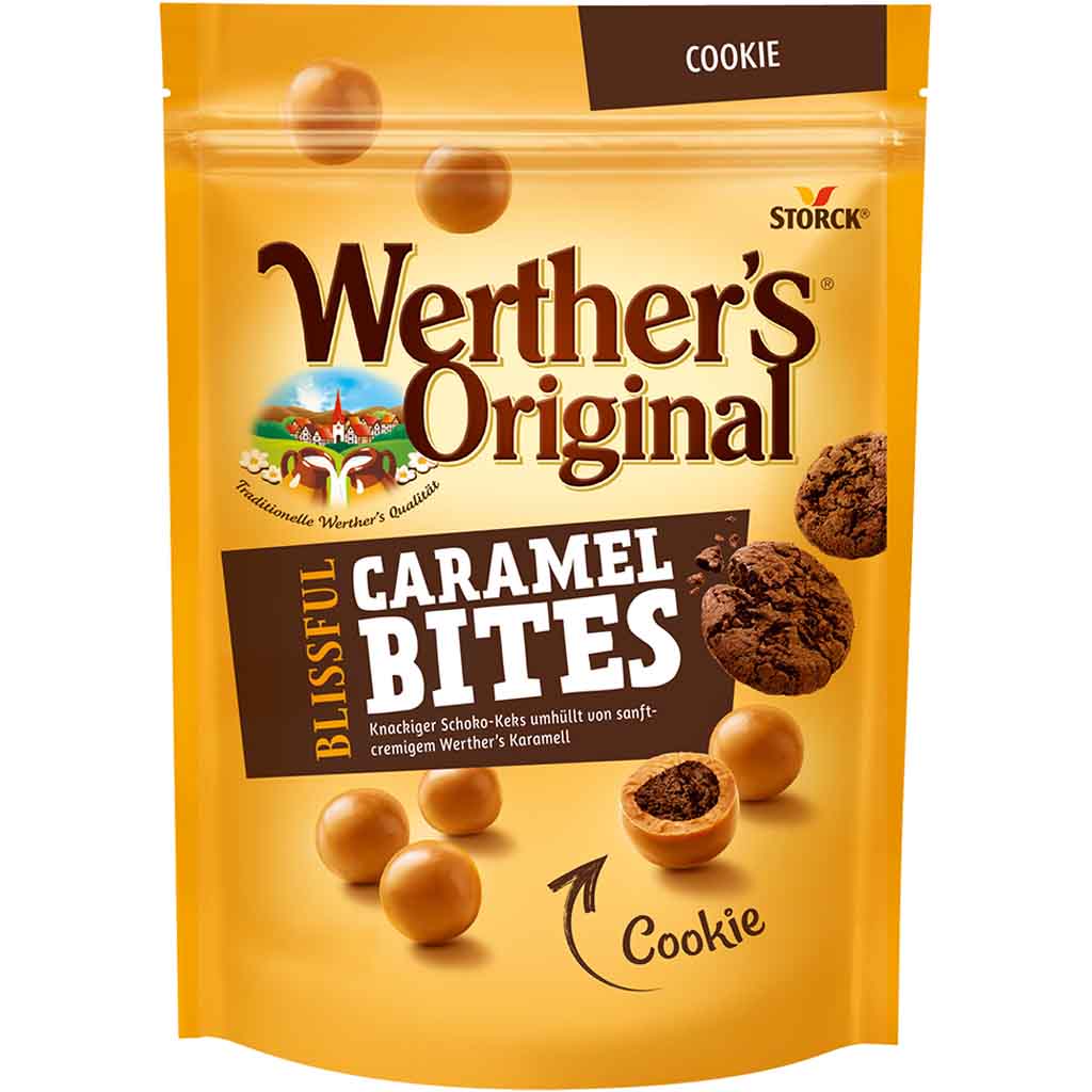 Werthers Original Caramel Bites Cookie 154g MHD 30.11.26