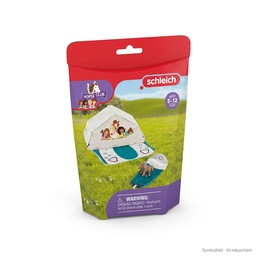 Sammlertiere, Figuren-Set, Einhörner, Fantasy-Szene, Beutelspielzeug, Spielzeug, Campingzelt, Hut/Cap, Tierfigur, Horse Club