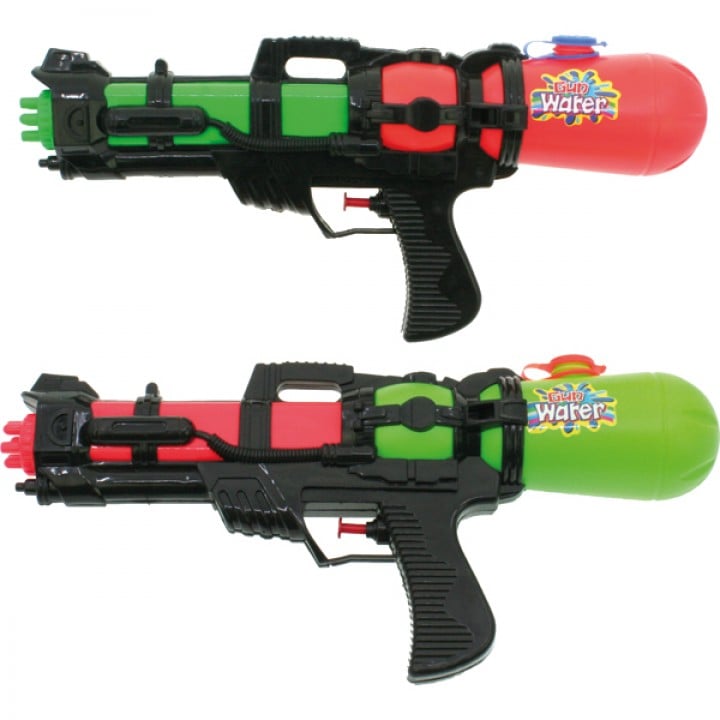 Wasserpistole XL 38cm 2farbig sortiert mit Tank