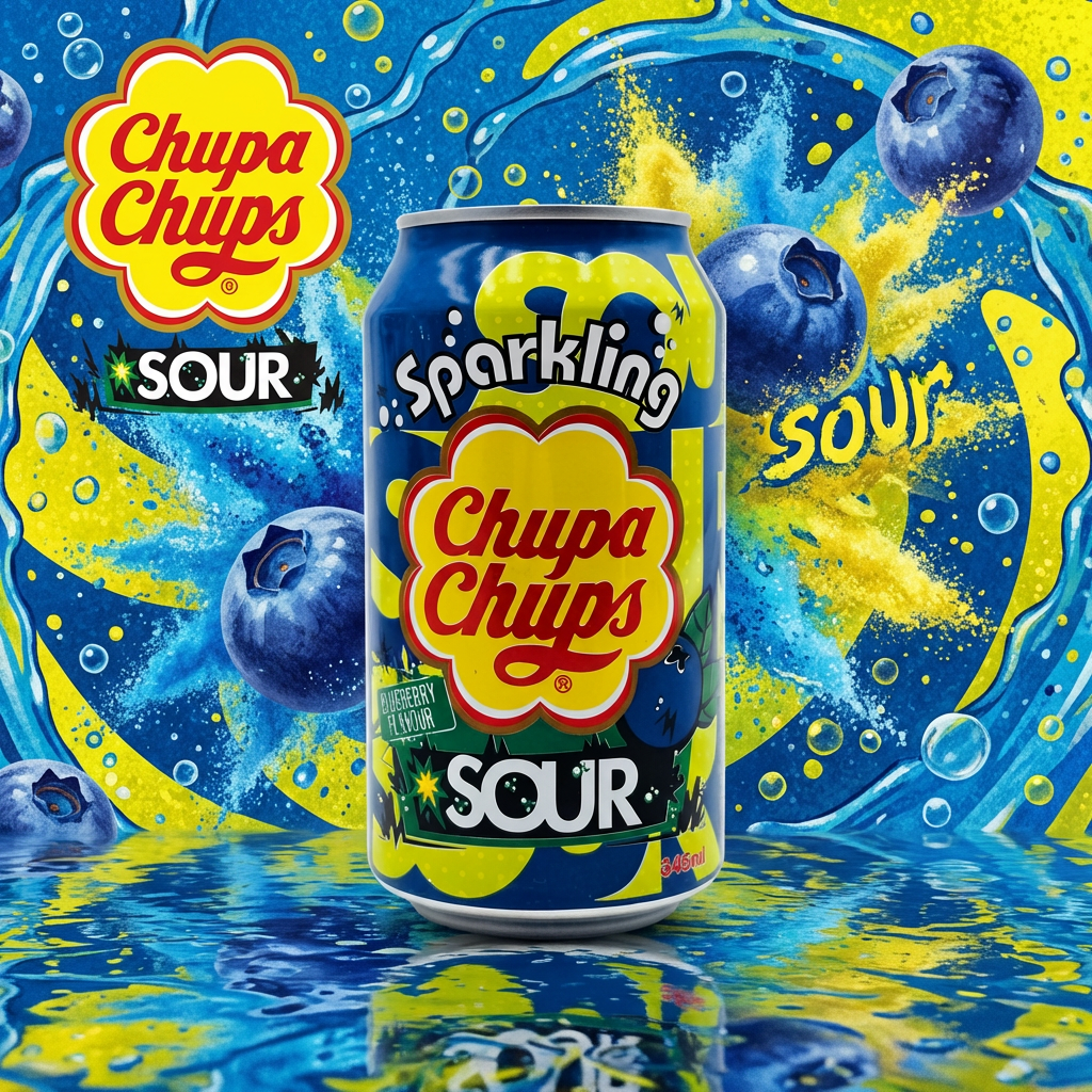 sour, sparkling, dosen, blue, blueberry