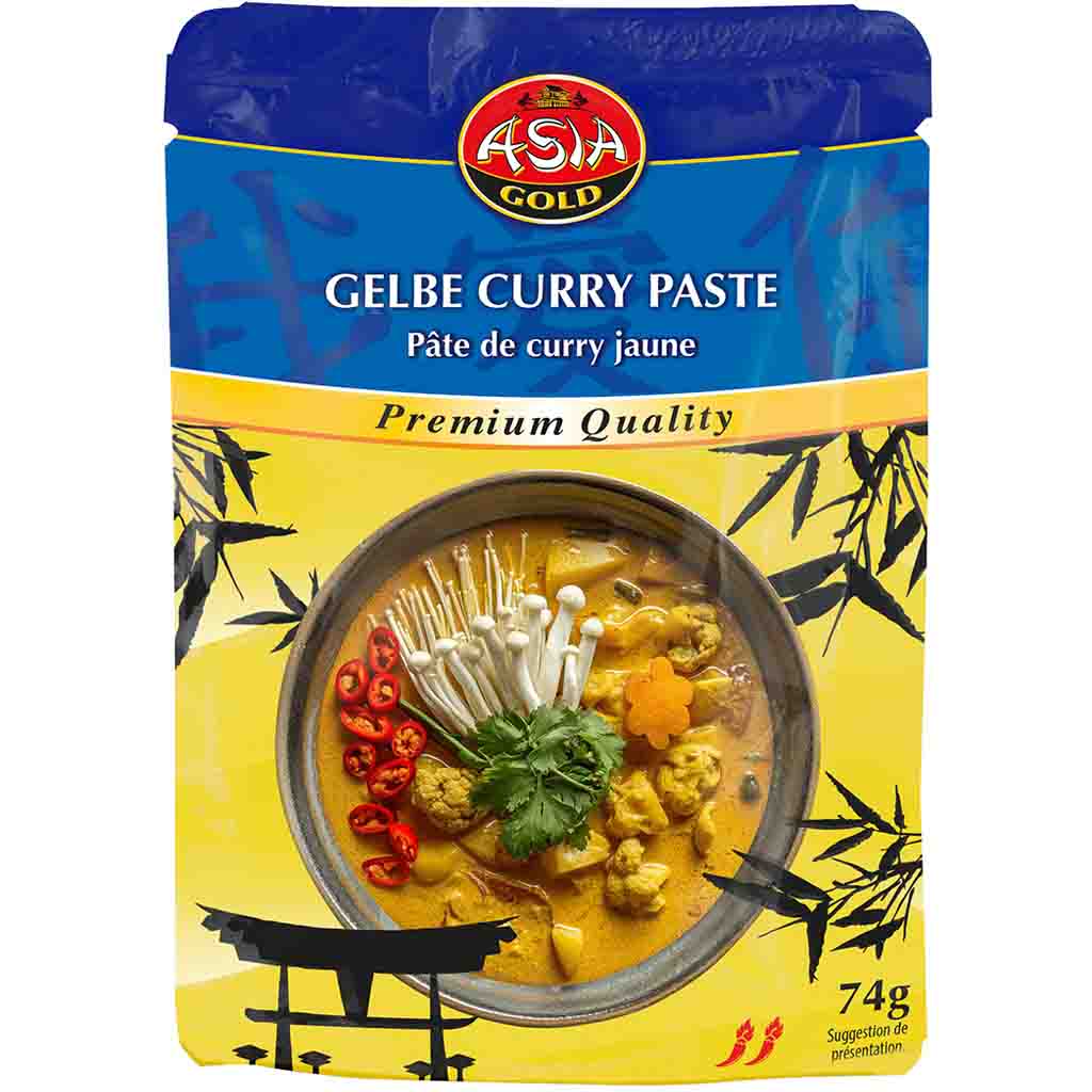 Asia Gold Currypaste gelb 74g MHD 01.11.26