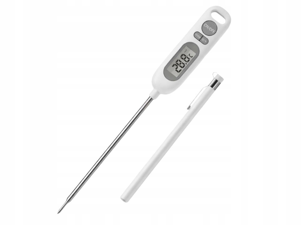 Thermometer, Digital thermometer, Messfühler, Temperatursonde, LCD-Anzeige