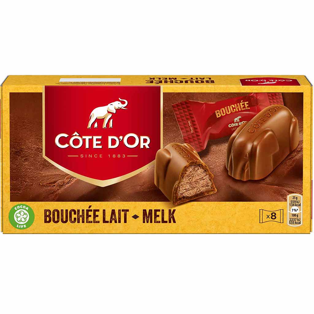 Cote D'Or Bouchée Milch 8er 200g MHD 04.09.26