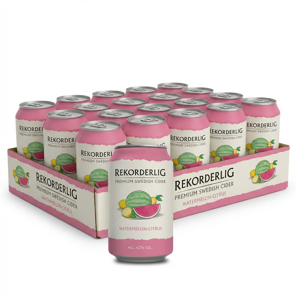 Cider, Dosen, Wassermelon-Citrus, Schweden, Fruchtig