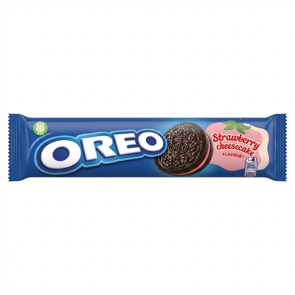 Oreo Doppelkekse Strawberry Cheesecake 154g