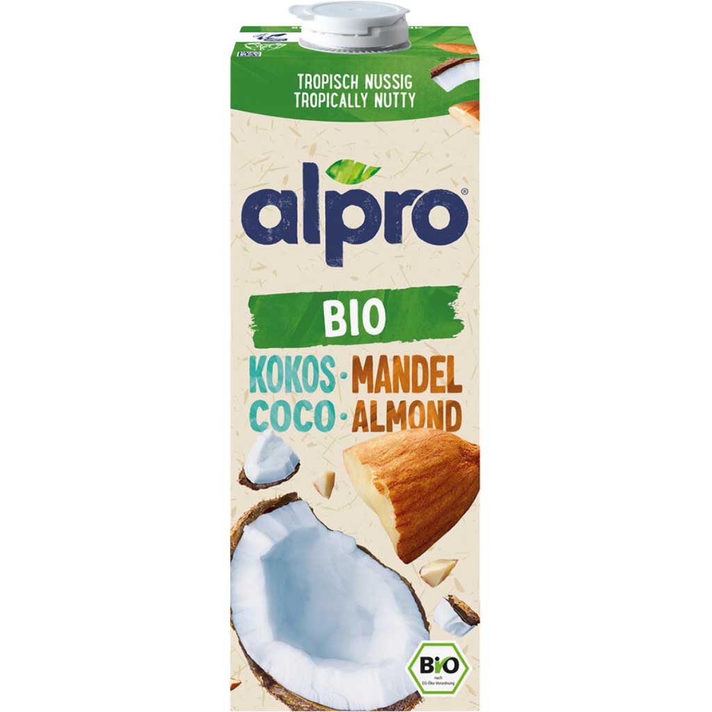 Kokos, Mandel, Alpro, Bio, Pflanzenbasierte Milch