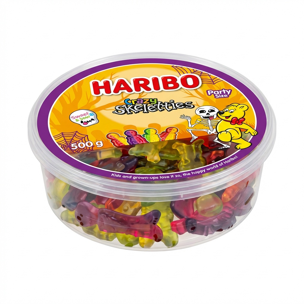Süßigkeiten, Gummibärchen, Skeleties, Partygröße, 500 g
