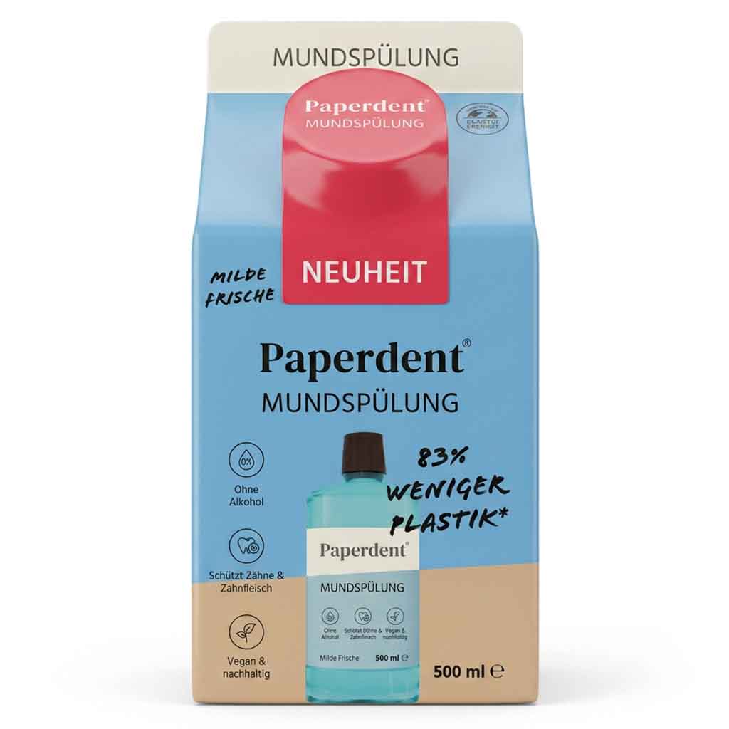 Mundspülung, Paperdent, Mundspülung, Neuheit, 500 ml