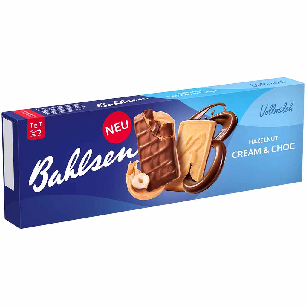 Bahlsen Hazelnut Cream & Choc Vollmilch 100g MHD 01.10.26