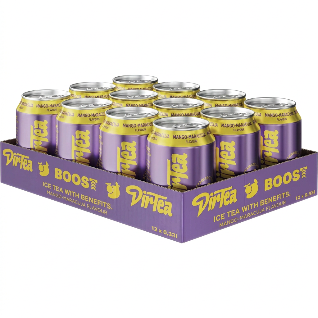 Eistee-Getränk, Mango-Maracuja, Flavour, Dosenverpackung, 12x0,33l