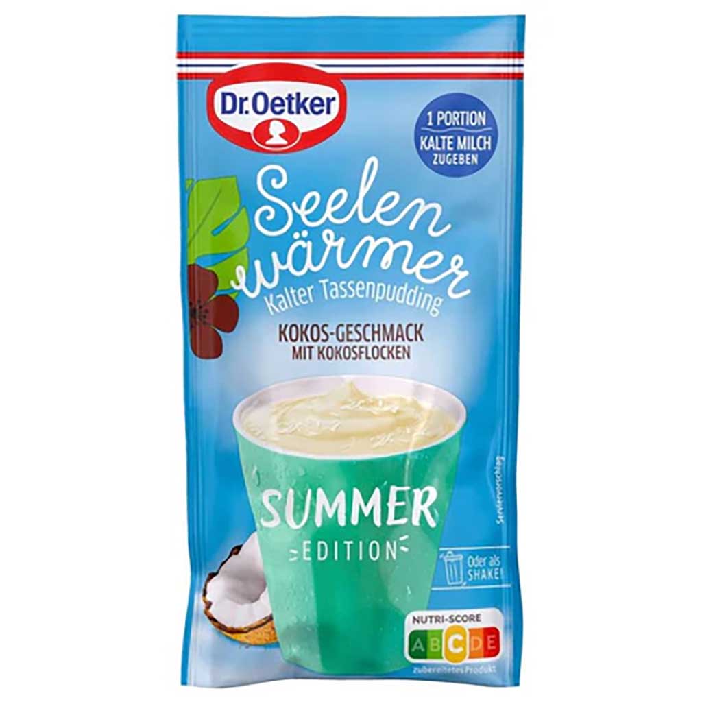 Kokosnuss-Geschmack, Kalter Pudding, Sommer Edition, Maßgerichtet, Seelenwärmer