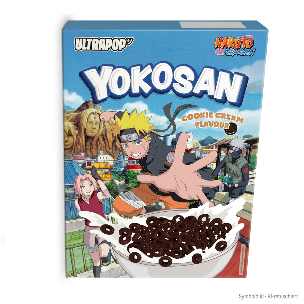 Yokosan, Cookie Cream, Schüssel Müsli, Naruto Shippuden, Ultrapropp