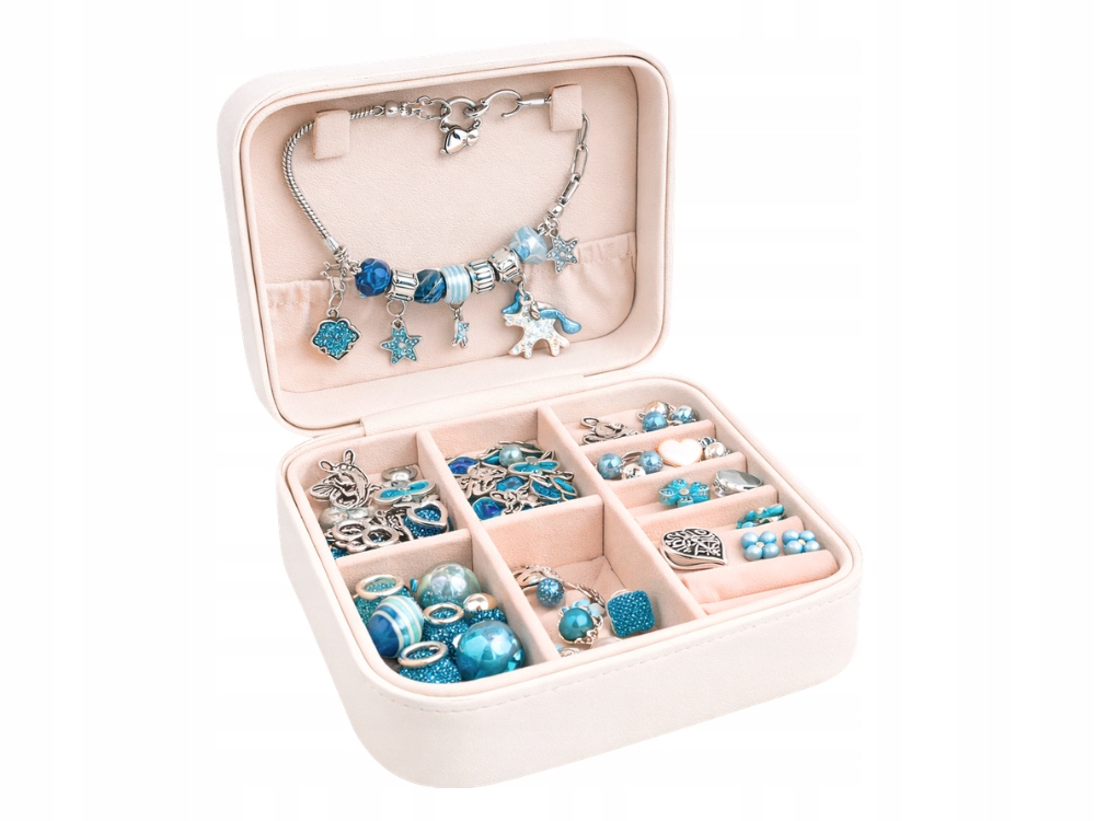 Schmuckset, Armband, Ohrringe, Ringe, Aufbewahrungsbox