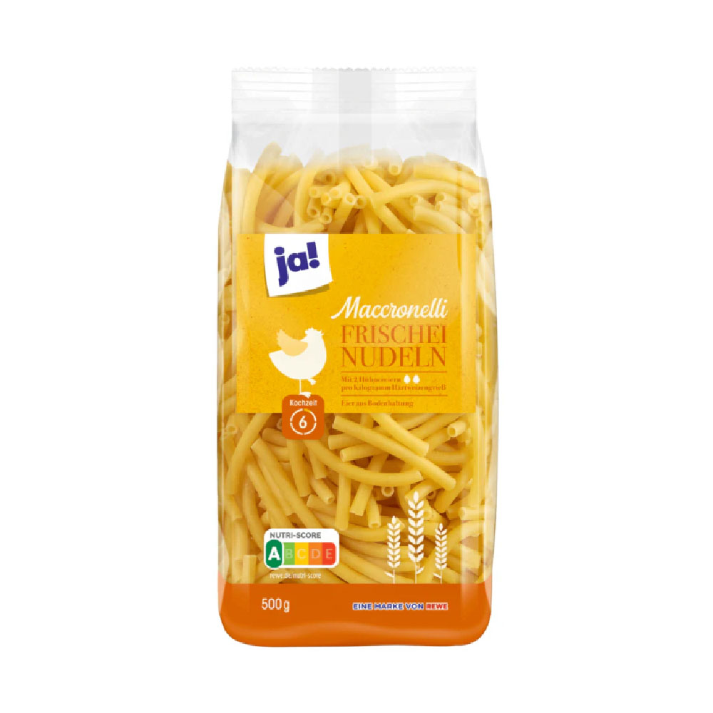 ja! Maccronelli Frischei Nudeln 500g