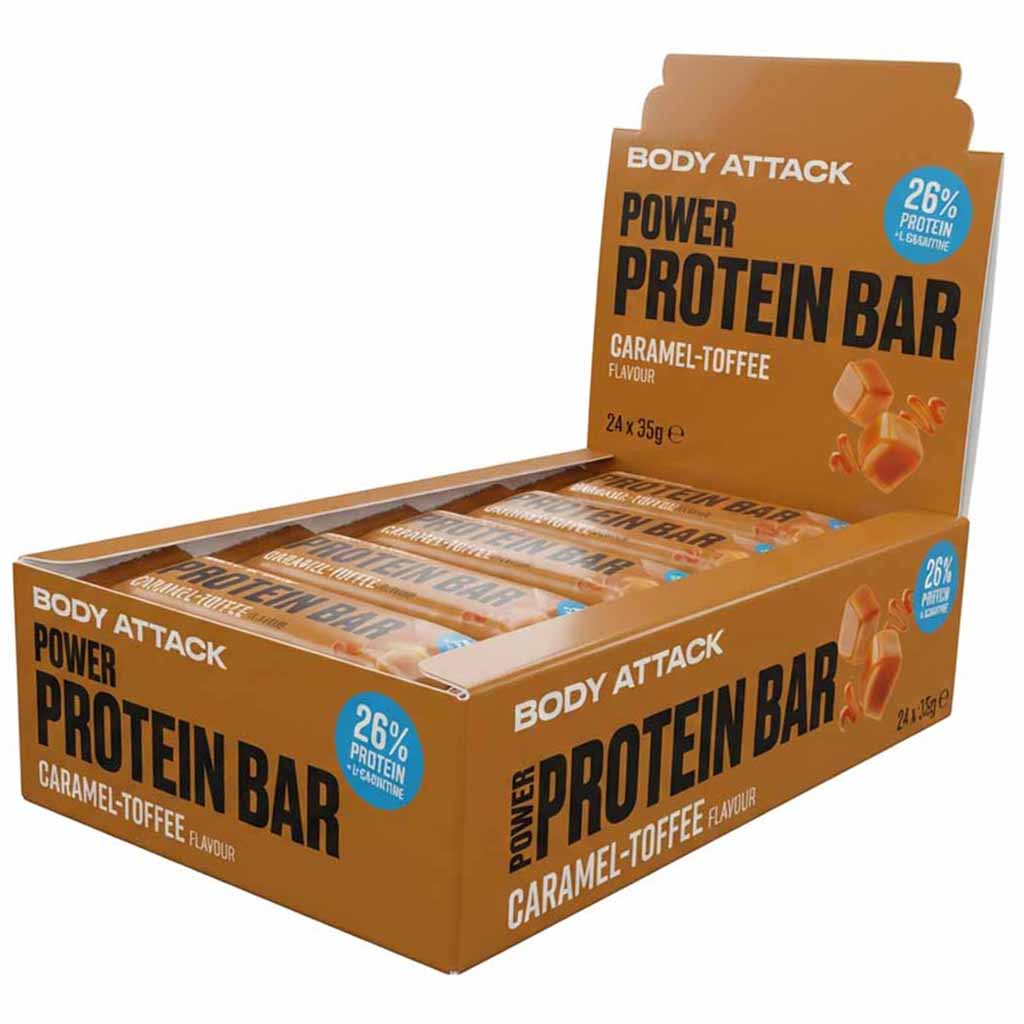 protein bar, Karamell, Toffee, Geschmack, Verpackung