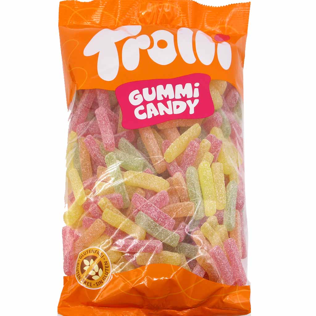 Trolli Saure Stäbchen 1kg MHD 01.04.27