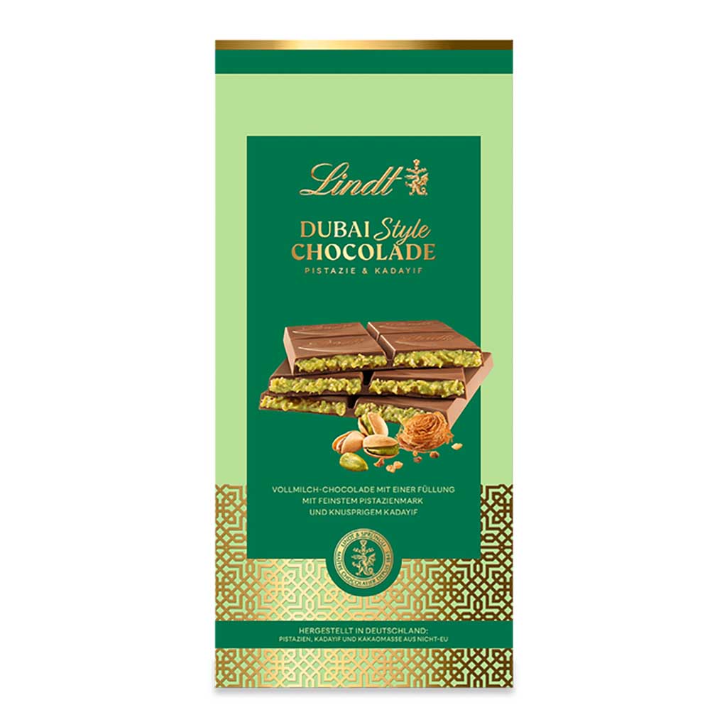 Dattel-Nuss, Schokolade, Dubai Style, Tafel-Schokolade, Milchschokolade