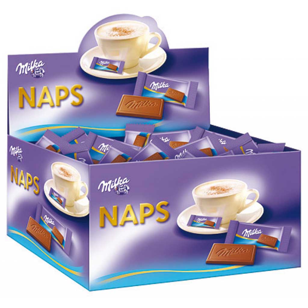 MILKA NAPS Alpenmilch 1702g – 355stk Aufsteller