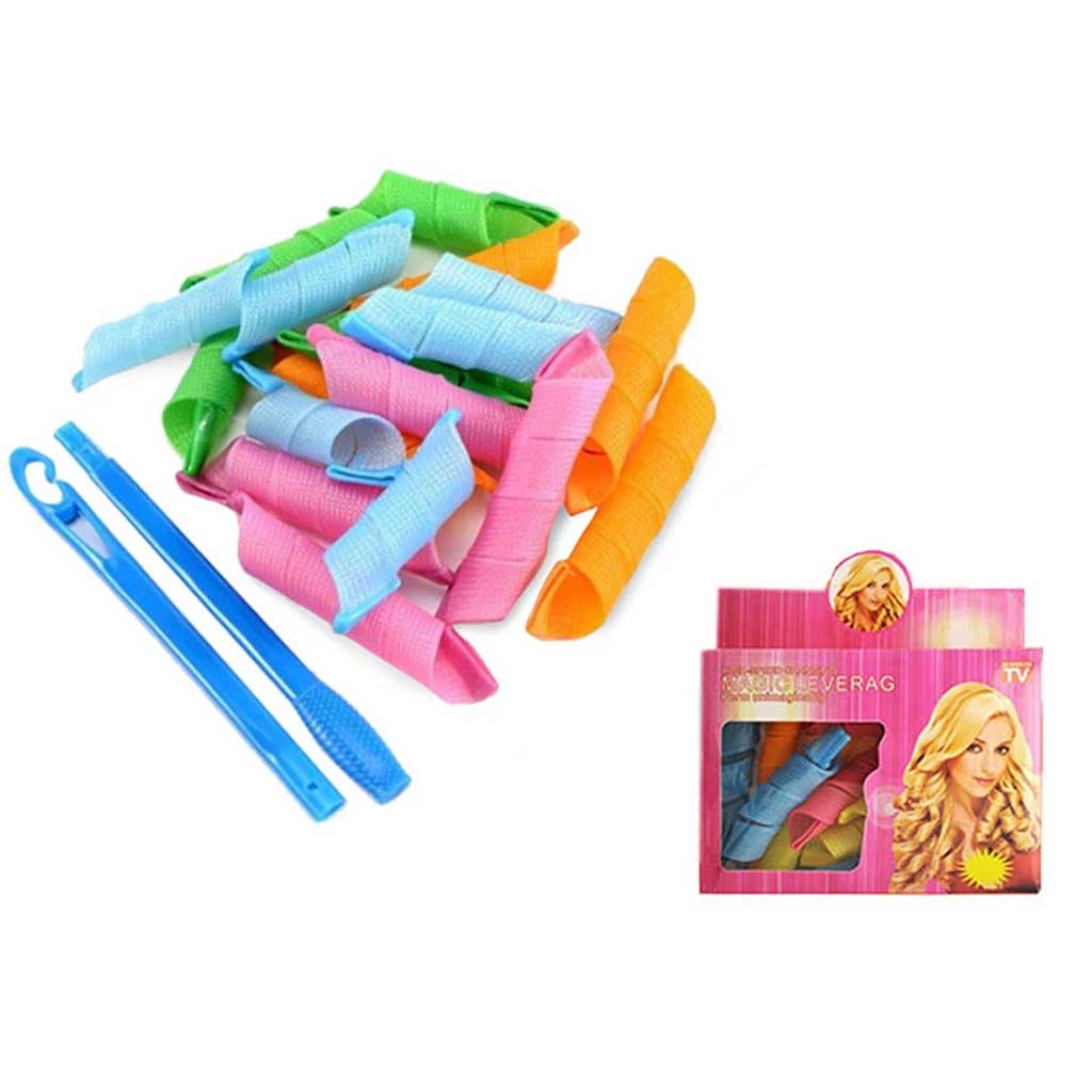 Haargummis, Flechtbänder, Haarrollen, Haar-Accessoires, Mehrfarbiges Set