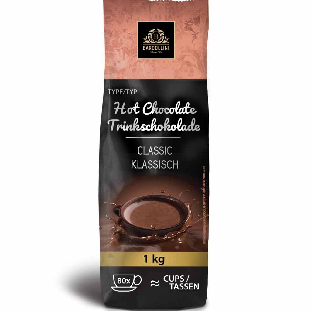 Bardollini Trinkschokolade klassisch 1kg MHD 13.11.27