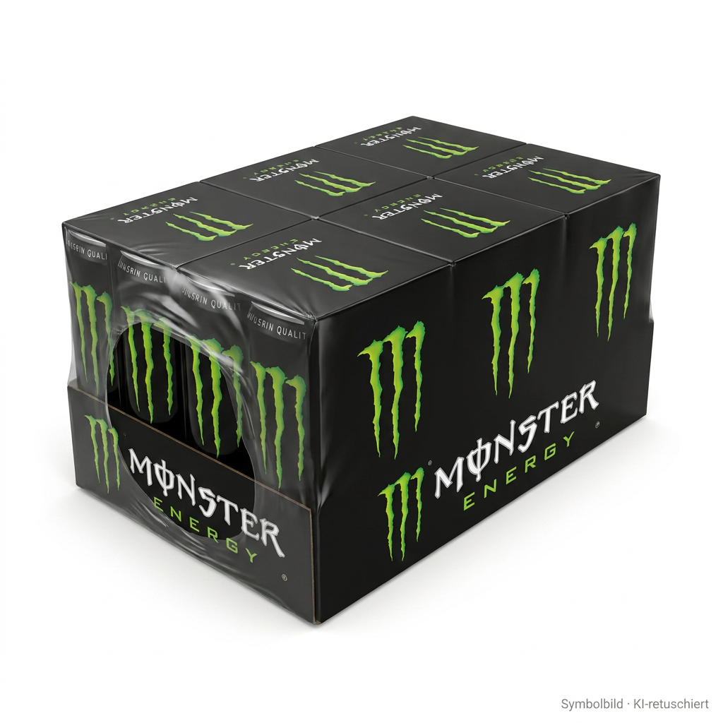 Energie-Getränke, Monster, Koffein, Energy-Getränk, Kartonverpackung