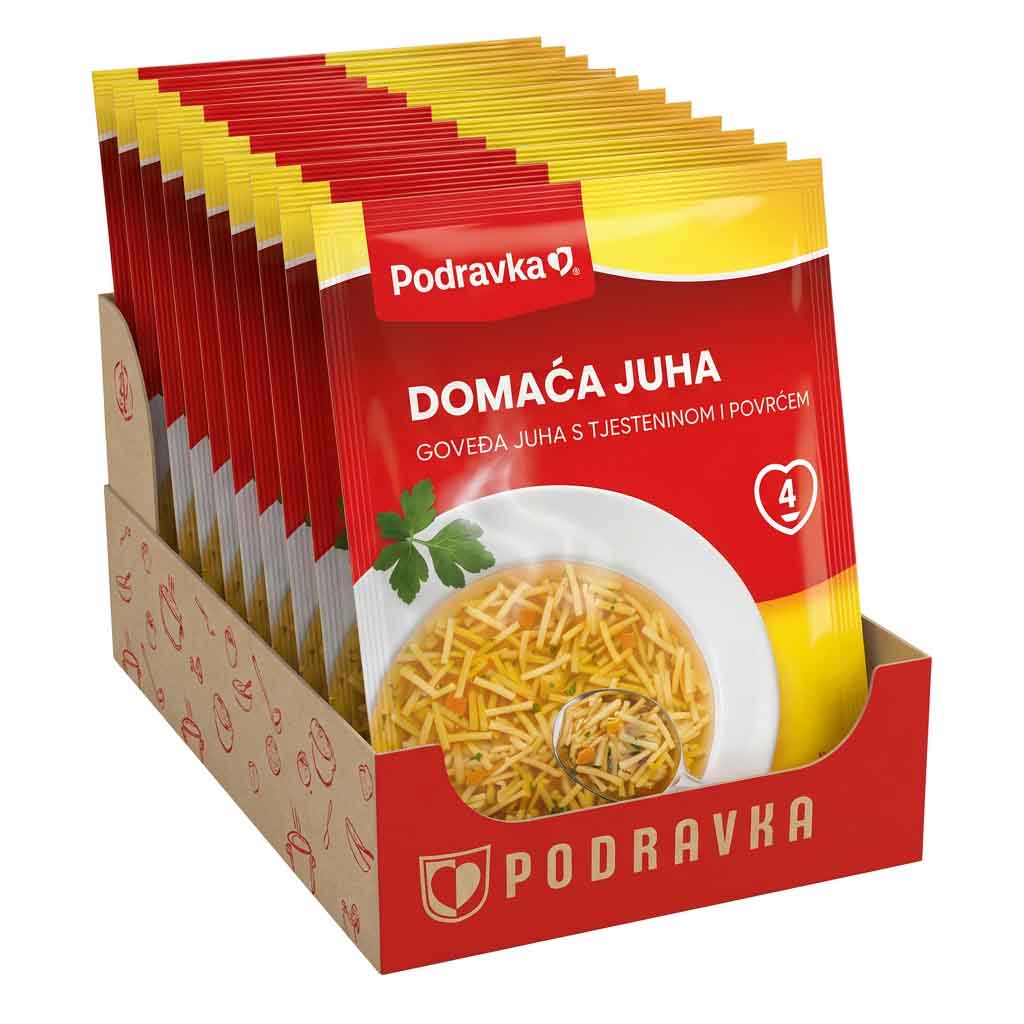 Schnellzugersuppe, Lebensmittelmischung, Püreesuppe, Rindfleischgeschmack, Suppe Pulvermix