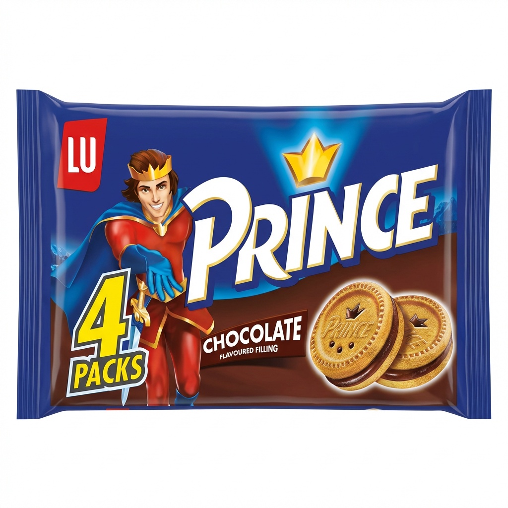 LU Prince Chocolate Kekse 4 x 60 g = 240g