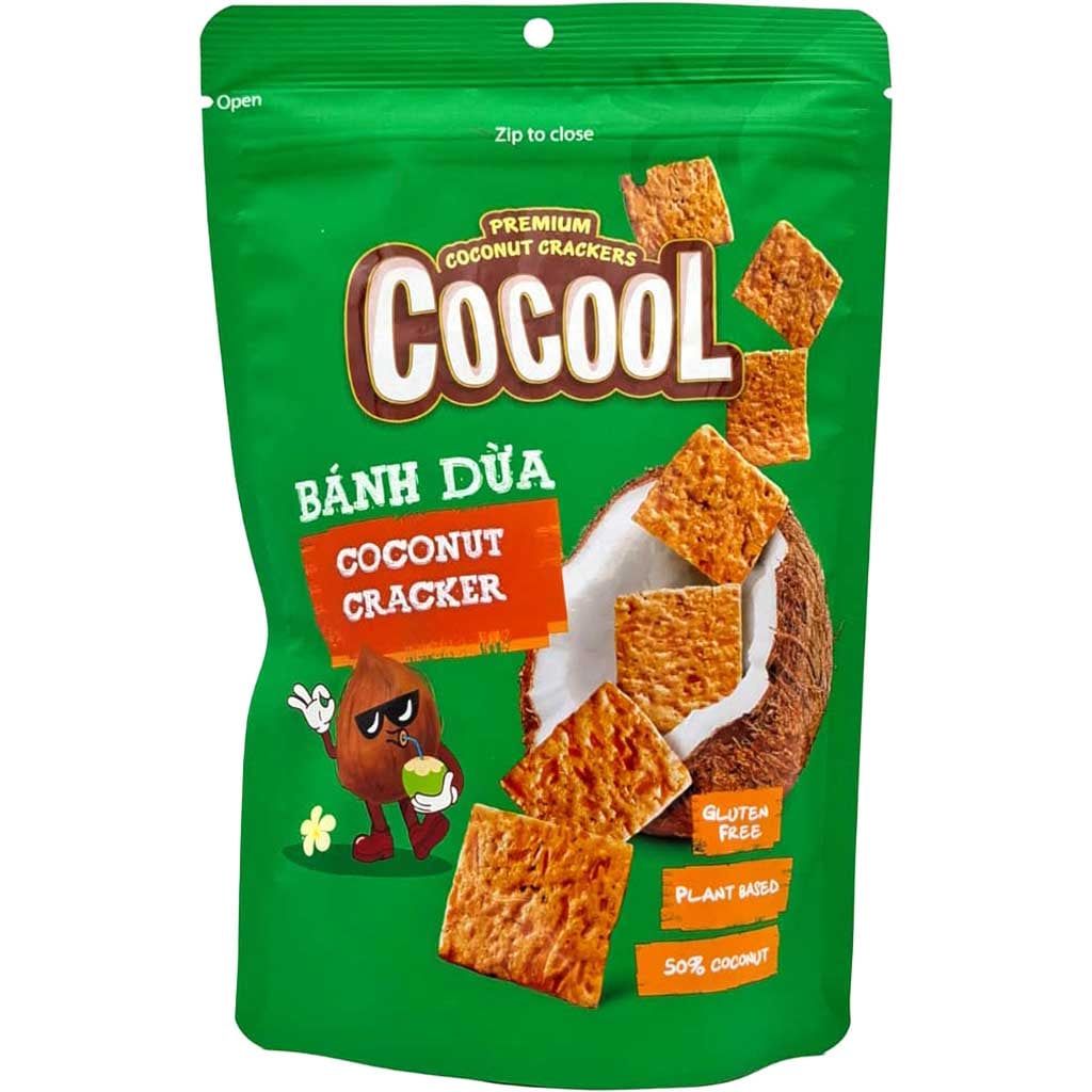 Kokosnusscracker, Kokosnuss, Cracker, Glutenfrei, Plant based