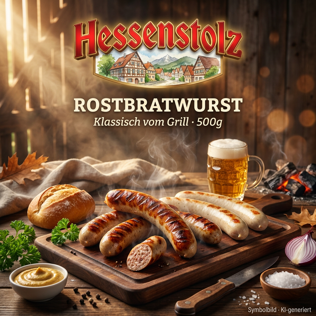 Bratwürste, Wurstplatte, Brot, Senf, Käsesoße