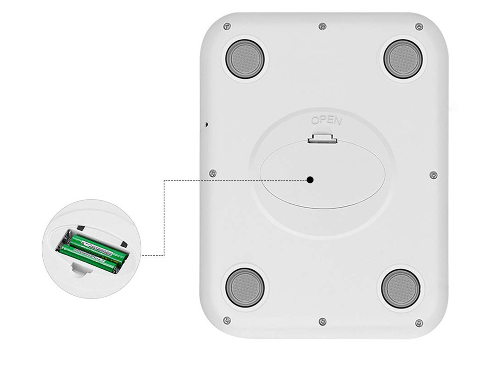 Batteriefach, Knopfzellen, Batterien, Bodenplatte, Gehäuse