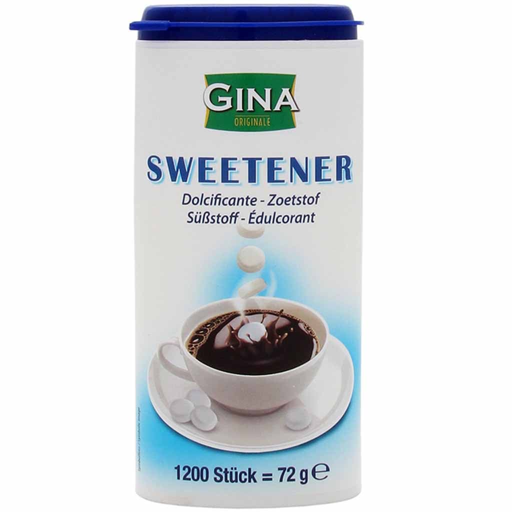 Gina Sweetener Süßungsmittel im Spender 1200Stk 72g MHD 30.03.29