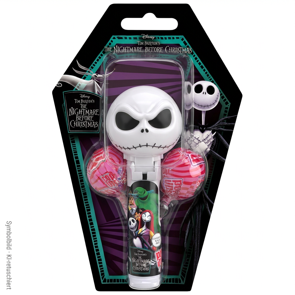 PEZ-Spender, Jack Skellington, Süßigkeiten, Kunststoffspender, Nachfüllpackungen