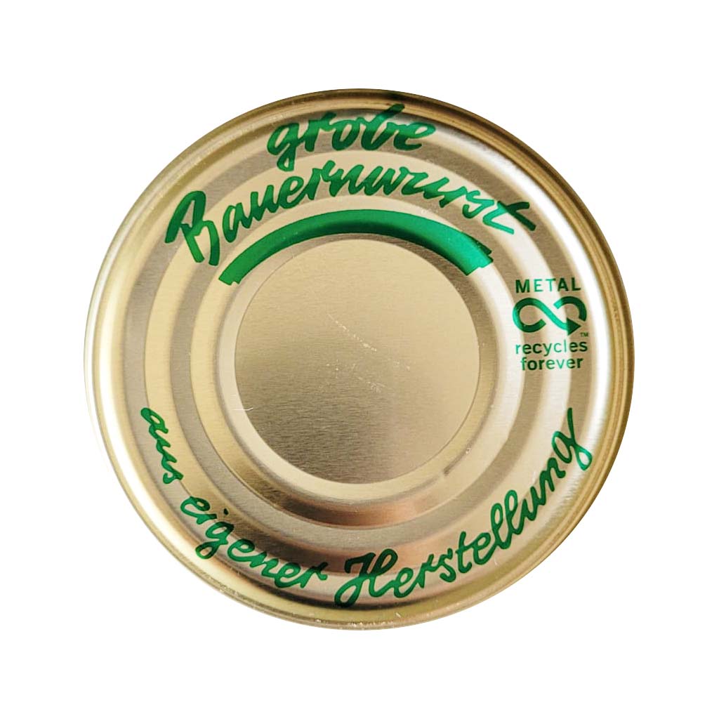 Schwarzwälder Original Grobe Bauernwurst 400g Goldglanzdose MHD 05.06.27