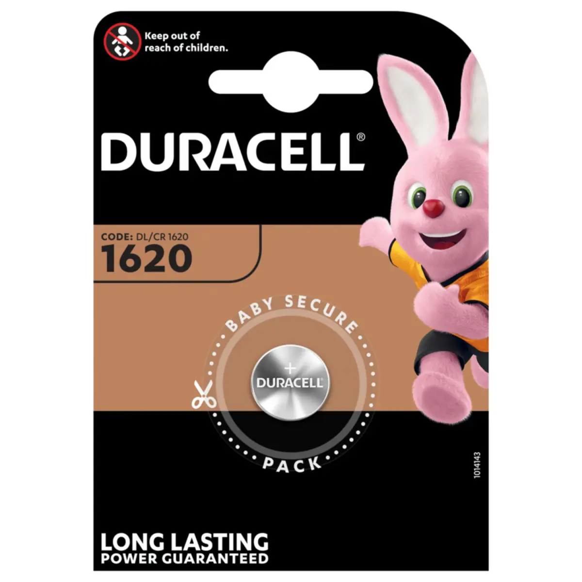 Duracell Lithium Knopfzelle CR1620 Batterie 3V – 1er Blister MHD 31.01.34